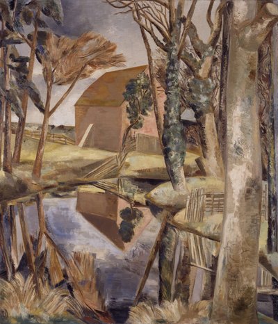 Oxenbridge Göleti, 1927-28. by Paul Nash