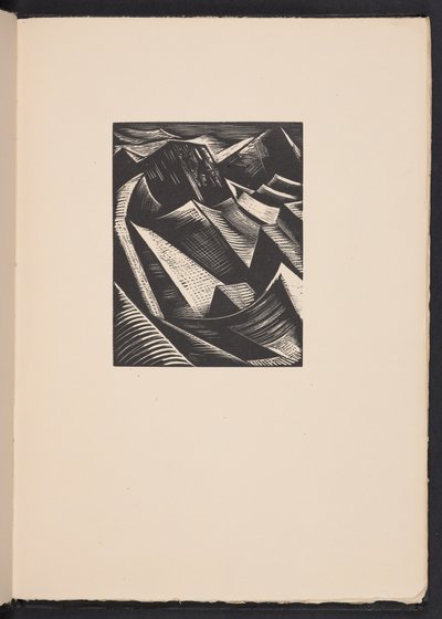 Görünen Kuru Toprak, "Images of War..." kitabından bir illüstrasyon. Şiirler" Richard Aldington tarafından by Paul Nash