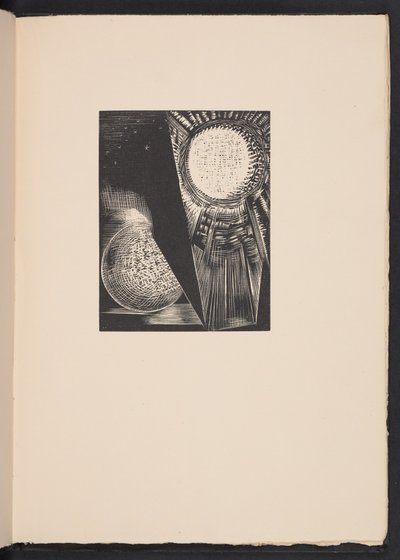 Güneş ve Ay, "Images of War... "dan bir illüstrasyon. Şiirler "den Richard Aldington by Paul Nash