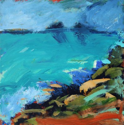 Cape, 2021 (tahta üzerine akrilik) by Paul Powis