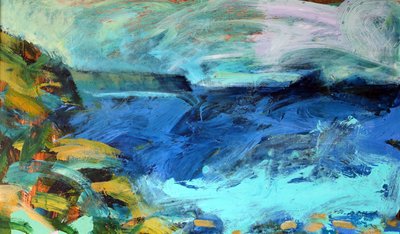Cape Cornwall (gemide akrilik) by Paul Powis