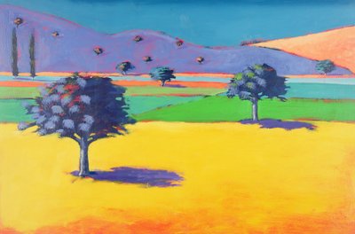 Castlemorton (kart üzerinde akrilik) by Paul Powis