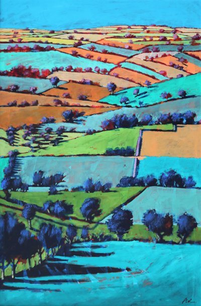 Rodge Hill (gemide akrilik) by Paul Powis