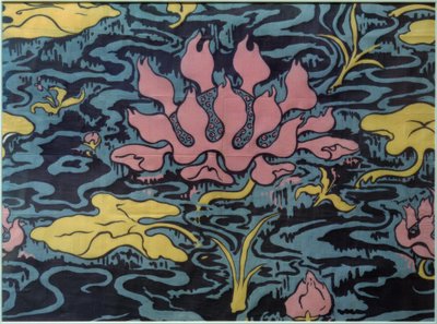 Nilüfer ile dekorasyon kumaşı by Paul Elie Ranson