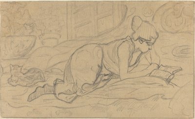"Yalan Okuyucu" Çalışması by Paul Elie Ranson
