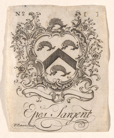 Epes Sargent Kitap Tabağı by Paul Revere