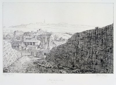 Fort de Bicetre, Paris Kuşatması, 1870-1871 by Paul Roux