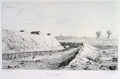 Haute Brugeres, Paris Kuşatması, 1870-1871 by Paul Roux