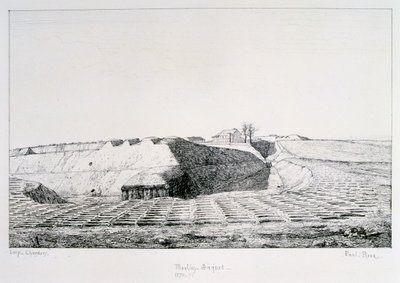 Moulin Saquet, Paris Kuşatması, 1870-1871 by Paul Roux