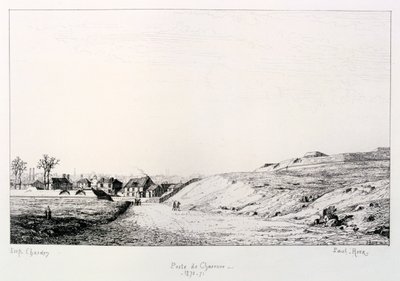 Charonne Postası, Paris Kuşatması, 1870-1871 by Paul Roux