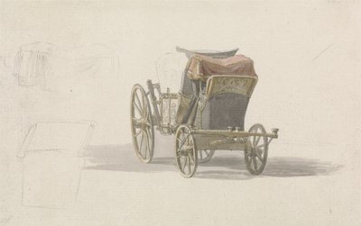 Kraliyet Arması olan Bir Antrenör, c.1764 (kalem ve kağıt üzerinde w/c) by Paul Sandby