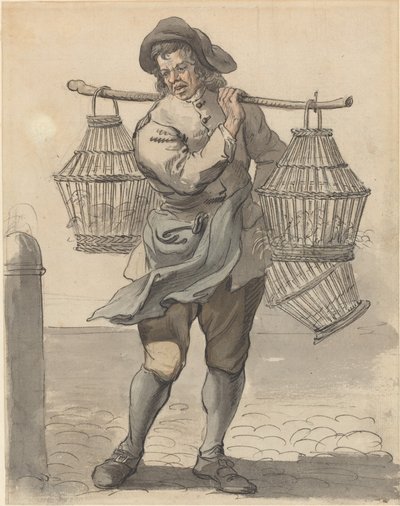 Kanatlı Satıcısı by Paul Sandby