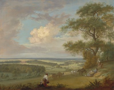 Hackwood Parkı, Hampshire by Paul Sandby