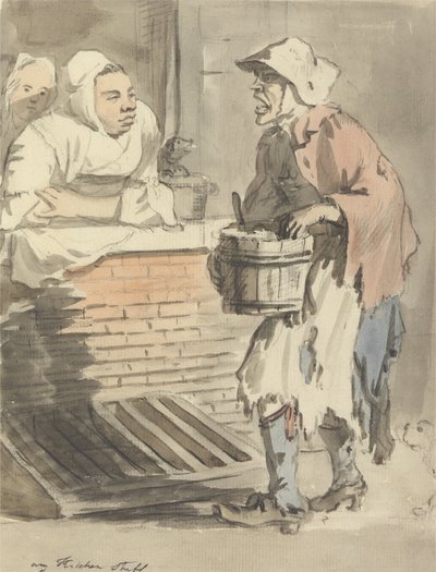 Londra Ağlıyor - Herhangi Bir Mutfak Eşyası by Paul Sandby