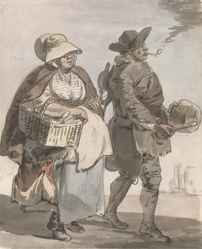 London Cries: "Kaşık ister misin..." by Paul Sandby