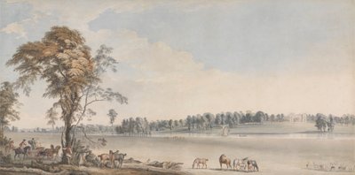 Northamptonshire, Whittlebury Ormanı'ndaki Wakefield Lodge'un Kuzey Batı Görünümü by Paul Sandby