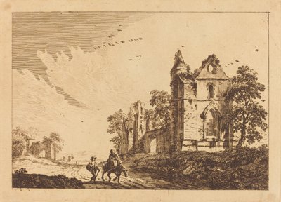 Yolda Gezginlerle Harap Manastır by Paul Sandby