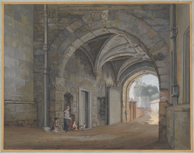 Kraliçe Elizabeth Kapısı by Paul Sandby
