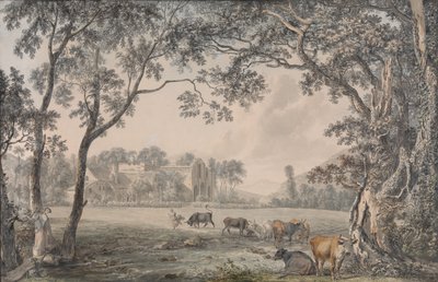 Haç Manastırı Valle, Denbighshire, 1770-79 by Paul Sandby