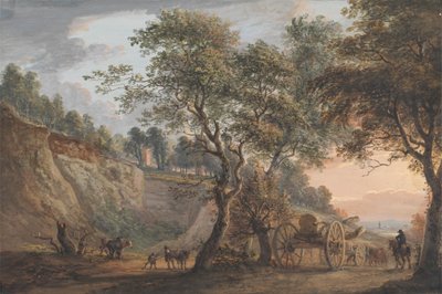 Charlton, Kent'te görüntüle by Paul Sandby