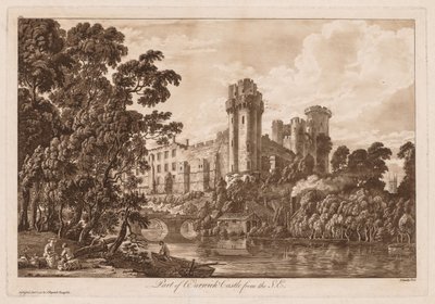 Warwick Kalesi'nin Görünümleri: Güney Doğu'dan Warwick Kalesi'nin Bir Parçası by Paul Sandby
