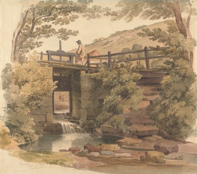 Slough yakınlarındaki Savak Kapısı by Paul Sandby Munn