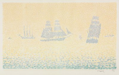 Tekneler by Paul Signac