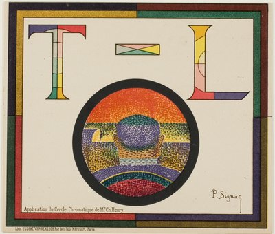 kromatik daire by Paul Signac