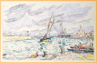 Ciboure, Saint-Jean-de-Luz, 1920 by Paul Signac