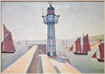Portrieux deniz feneri by Paul Signac
