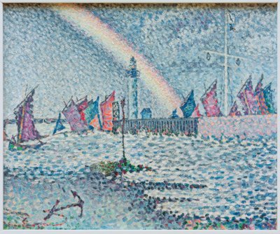Honfleur limanına giriş by Paul Signac