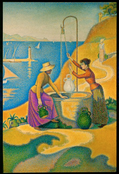 Kuyu Başındaki Kadınlar (tuval üzerine yağlıboya) by Paul Signac