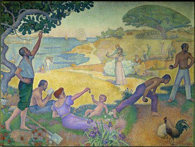 Uyum çağında (tuval üzerine resim) by Paul Signac