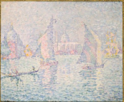 Yeşil sis, Venedik by Paul Signac