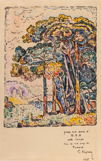 Manzara, 1915. by Paul Signac