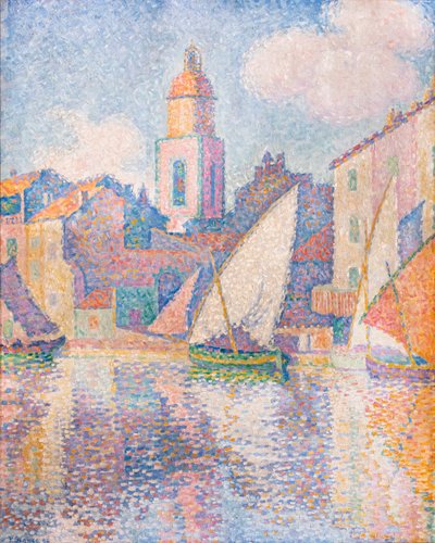 Saint-Tropez Çan Kulesi by Paul Signac