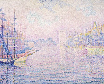 Marsilya Limanı, Sabah Sisi, 1906 by Paul Signac