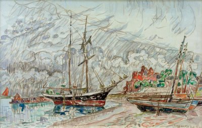 P. Signac / Marine a Loquivy by Paul Signac