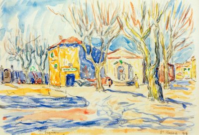 Saint-Tropez manzarası by Paul Signac