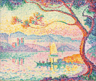 Antibes Limanı, 1917 by Paul Signac