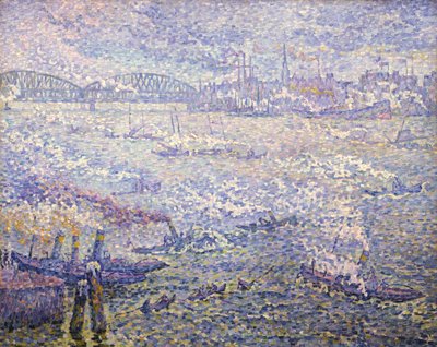rotterdam. Dumanlar by Paul Signac