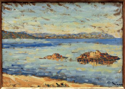 Saint-Tropez, sakin by Paul Signac