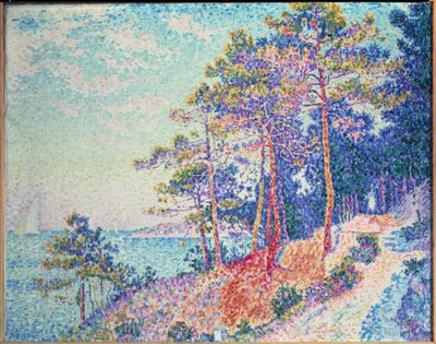 Saint Tropez, Gümrük Yolu by Paul Signac