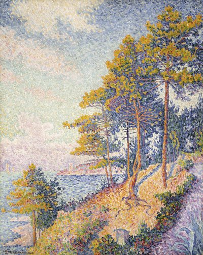 Saint Tropez, Sahil Yolu, 1902 by Paul Signac
