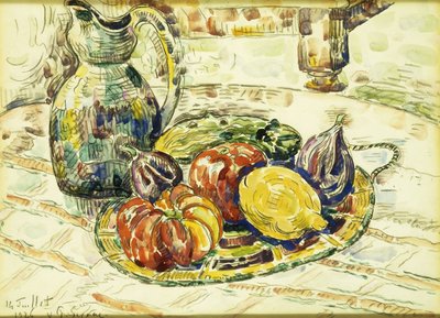 Meyveli Natürmort; Nature Morte avec Meyveleri, 1926 by Paul Signac