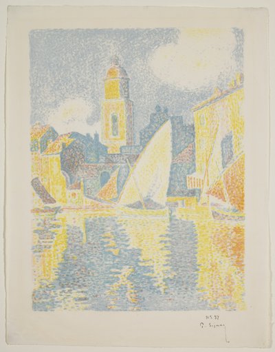Tropez Limanı by Paul Signac