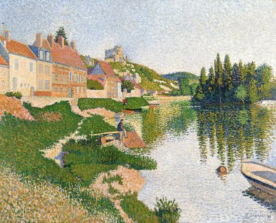 Nehir Bankası, Petit-Andely by Paul Signac