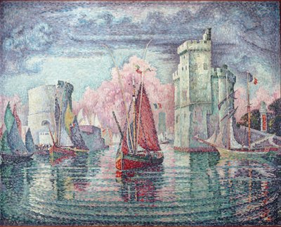 La Rochelle limanı - tuval üzerine yağlıboya by Paul Signac