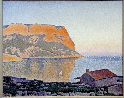 Frenk üzümü körfezinin görünümü, Cap Canaille Tablosu Paul Signac (1863-1935) 1889 Özel koleksiyon - Cassis körfezinin görünümü, Cap Canaille. Paul Signac