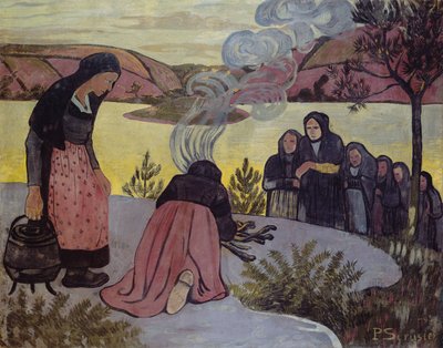 Dışarıdaki Ateş veya Les Mamaus, 1893 by Paul Sérusier